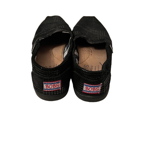 Bob’s For Skechers Black Sparkly Flats Size 7 - Picture 4 of 6